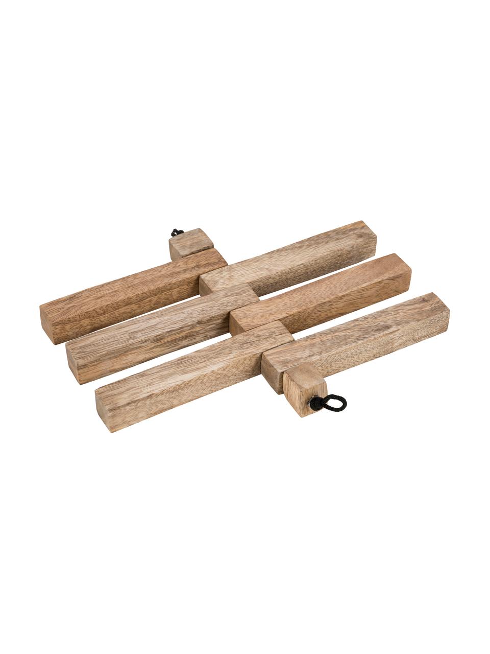 Podstawka Triva, Drewno mangowe, metal, Drewno mangowe, S 16 x G 12 cm