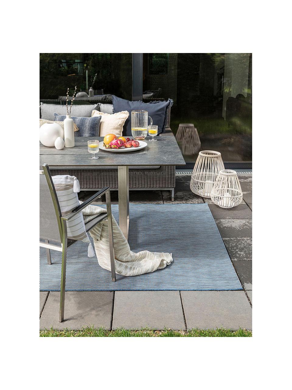 In- & Outdoor-Teppich Metro, 100% Polypropylen, Blau, B 240 x L 340 cm (Größe XL)