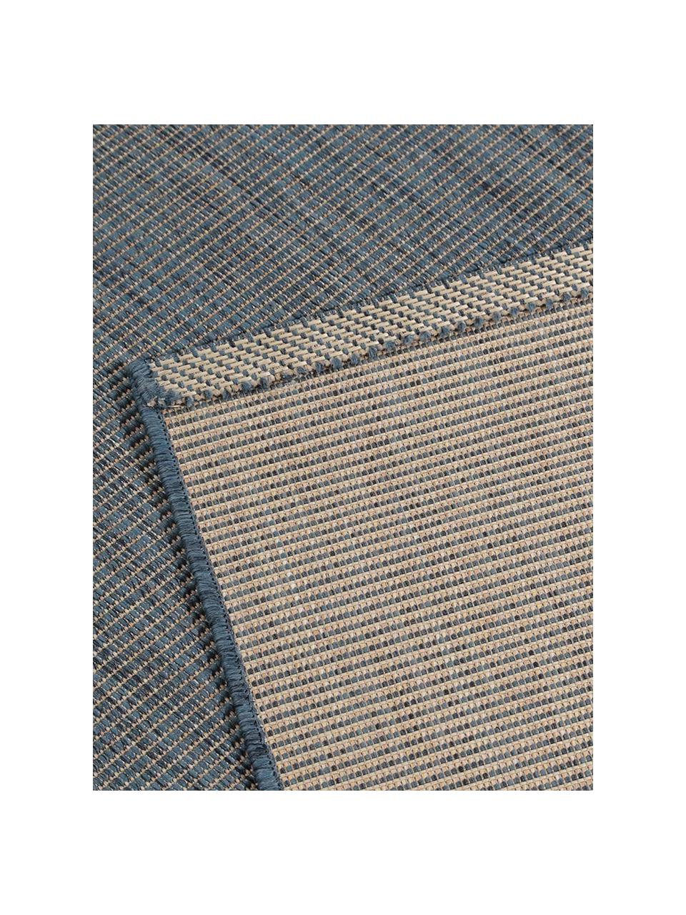 In- & Outdoor-Teppich Metro, 100% Polypropylen, Blau, B 240 x L 340 cm (Größe XL)