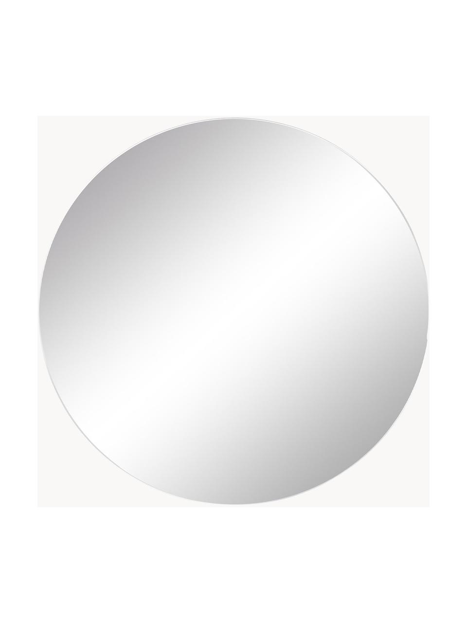 Runder Rahmenloser Wandspiegel Erin, Rückseite: Mitteldichte Holzfaserpla, Spiegelfläche: Spiegelglas, Silberfarben, Ø 55 cm x T 2 cm