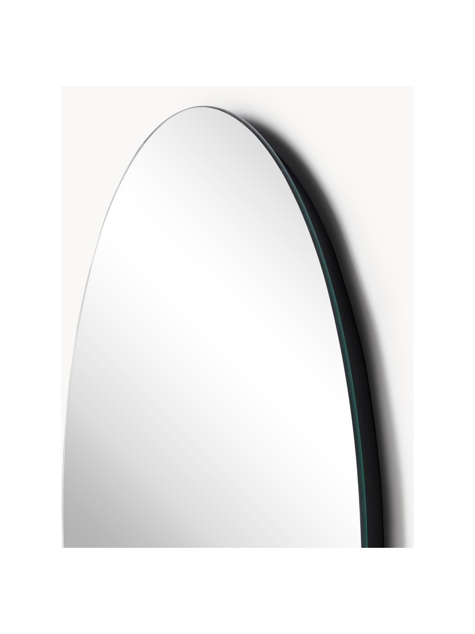 Espejo de pared redondo sin marco Erin, Parte trasera: tablero de fibras de dens, Espejo: cristal, Plateado, Ø 55 cm