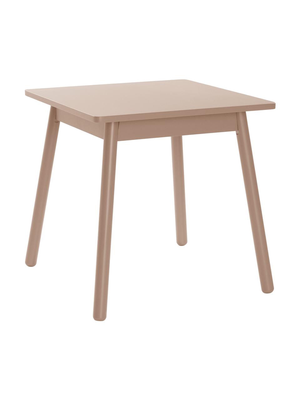 Holz-Kindertisch Kinna Mini, Kiefernholz, Mitteldichte Holzfaserplatte (MDF), lackiert, Rosa, B 50 x H 50 cm