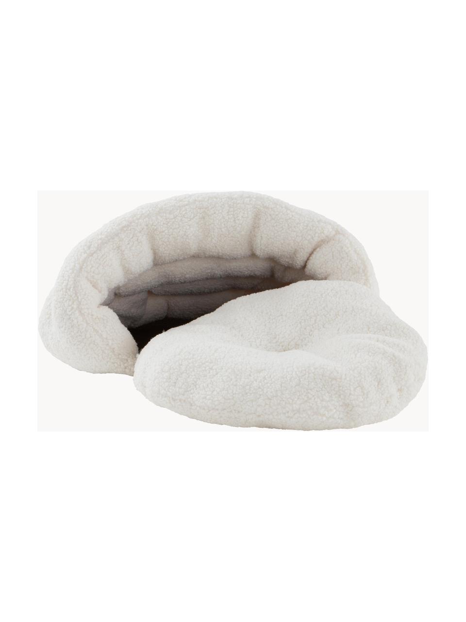 Cama para mascotas Teddy, Tapizado: tejido bouclé (100% polié, Off White, An 58 x F 43 cm