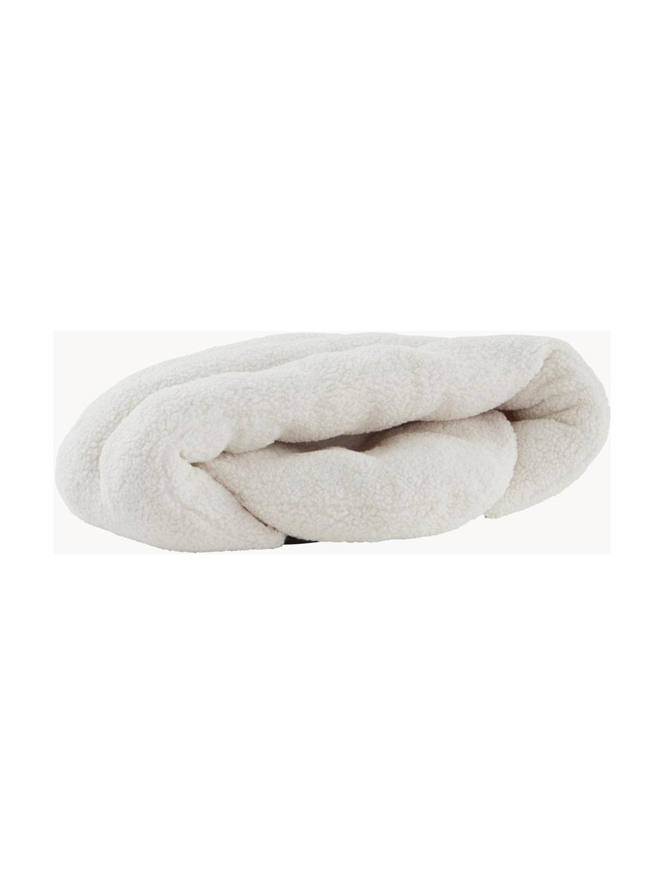 Cama para mascotas Teddy, Tapizado: tejido bouclé (100% polié, Off White, An 58 x F 43 cm