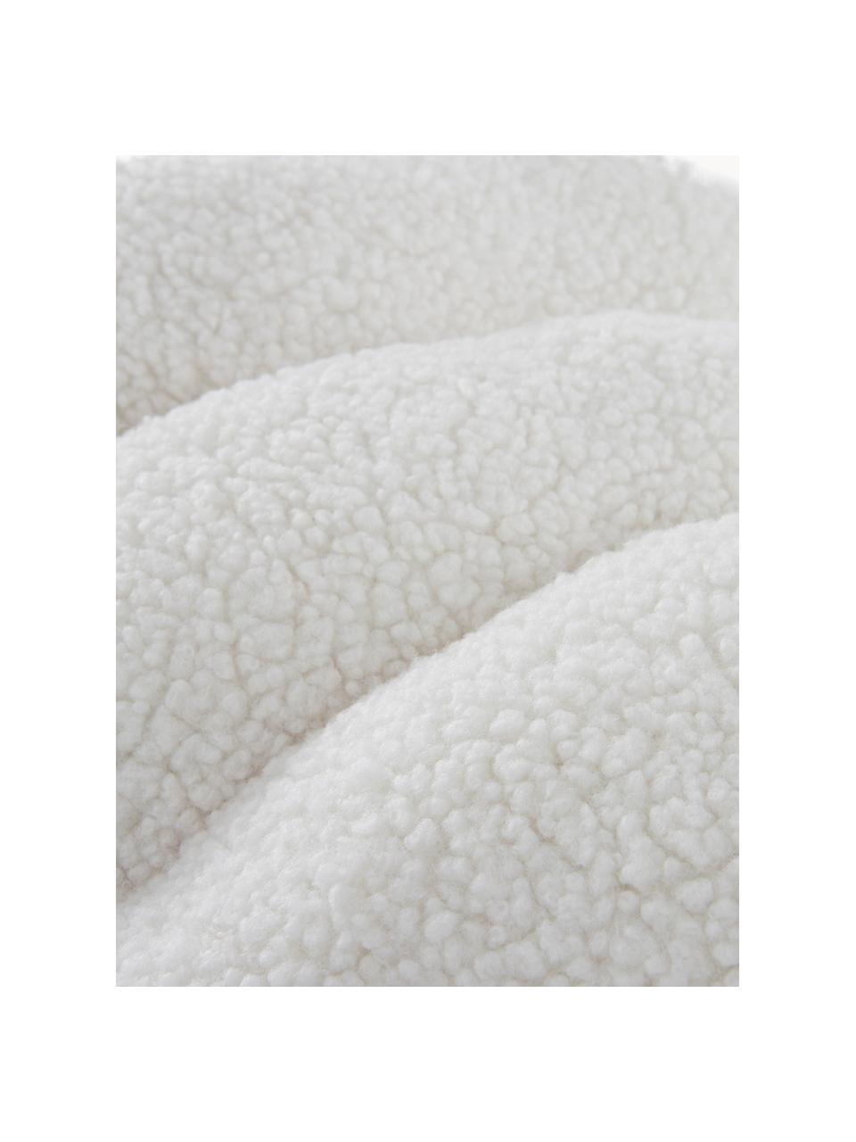 Cama para mascotas Teddy, Tapizado: tejido bouclé (100% polié, Off White, An 58 x F 43 cm