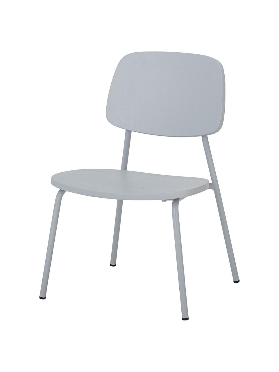 Silla infantil Gugga, Patas: metal pintado, Gris, An 40 x Al 60 cm