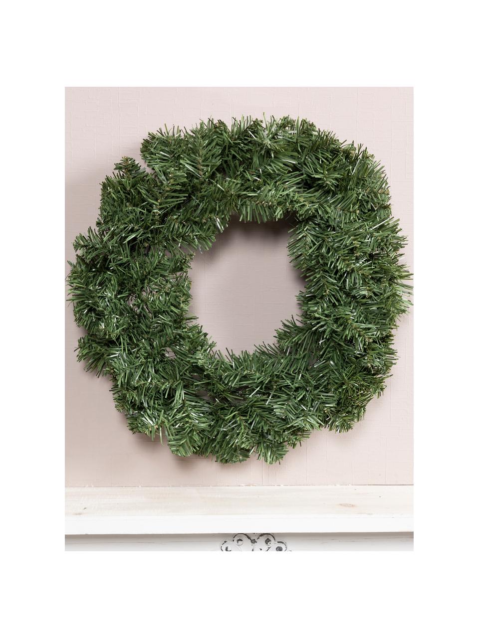 Vánoční věnec Imperial, Umělá hmota, Tmavě zelená, Ø 50 cm, V 15 cm