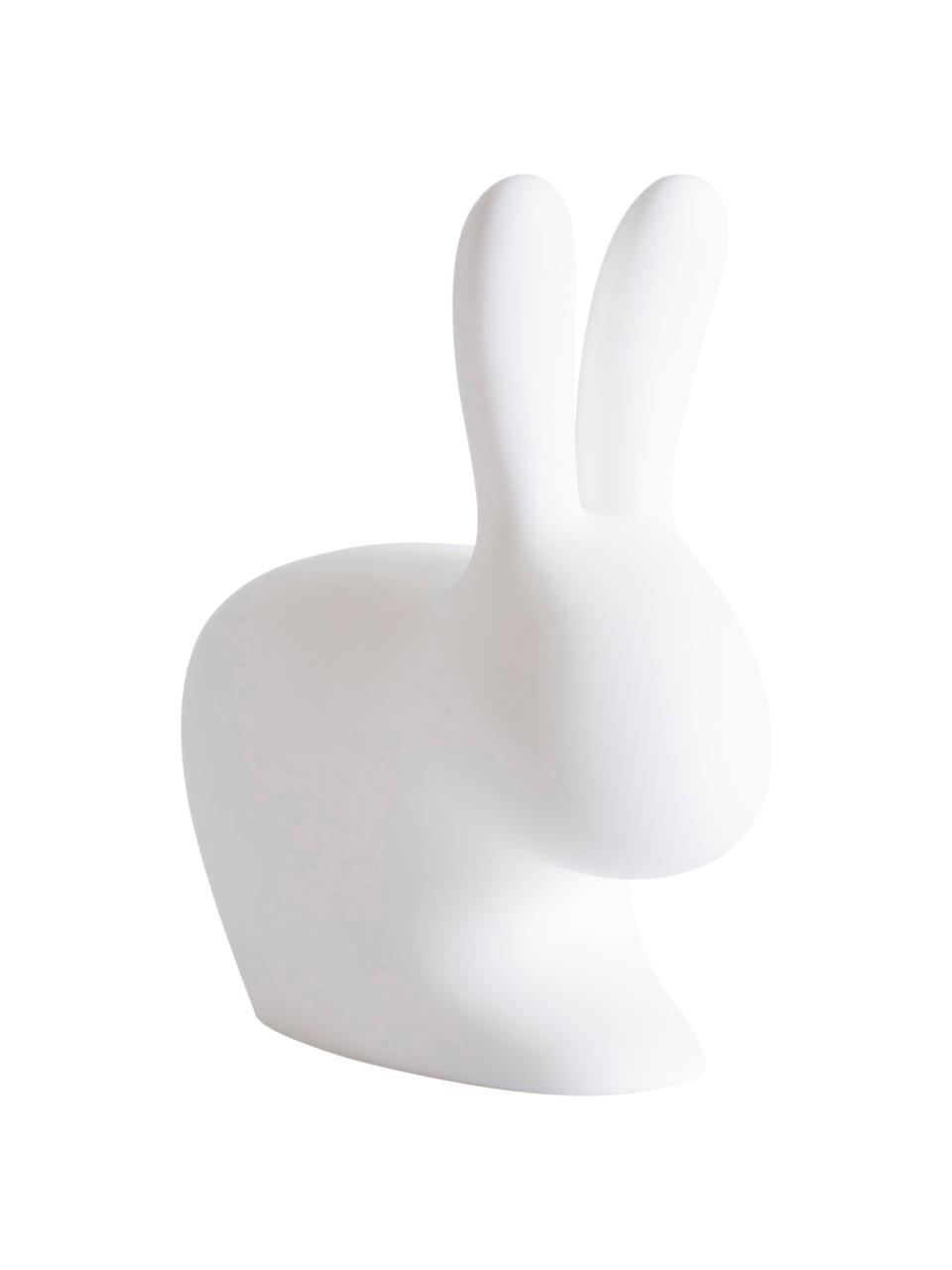 Lampada da terra coniglietto Rabbit, Materiale sintetico (polietilene), Bianco, Larg. 46 x Alt. 53 cm