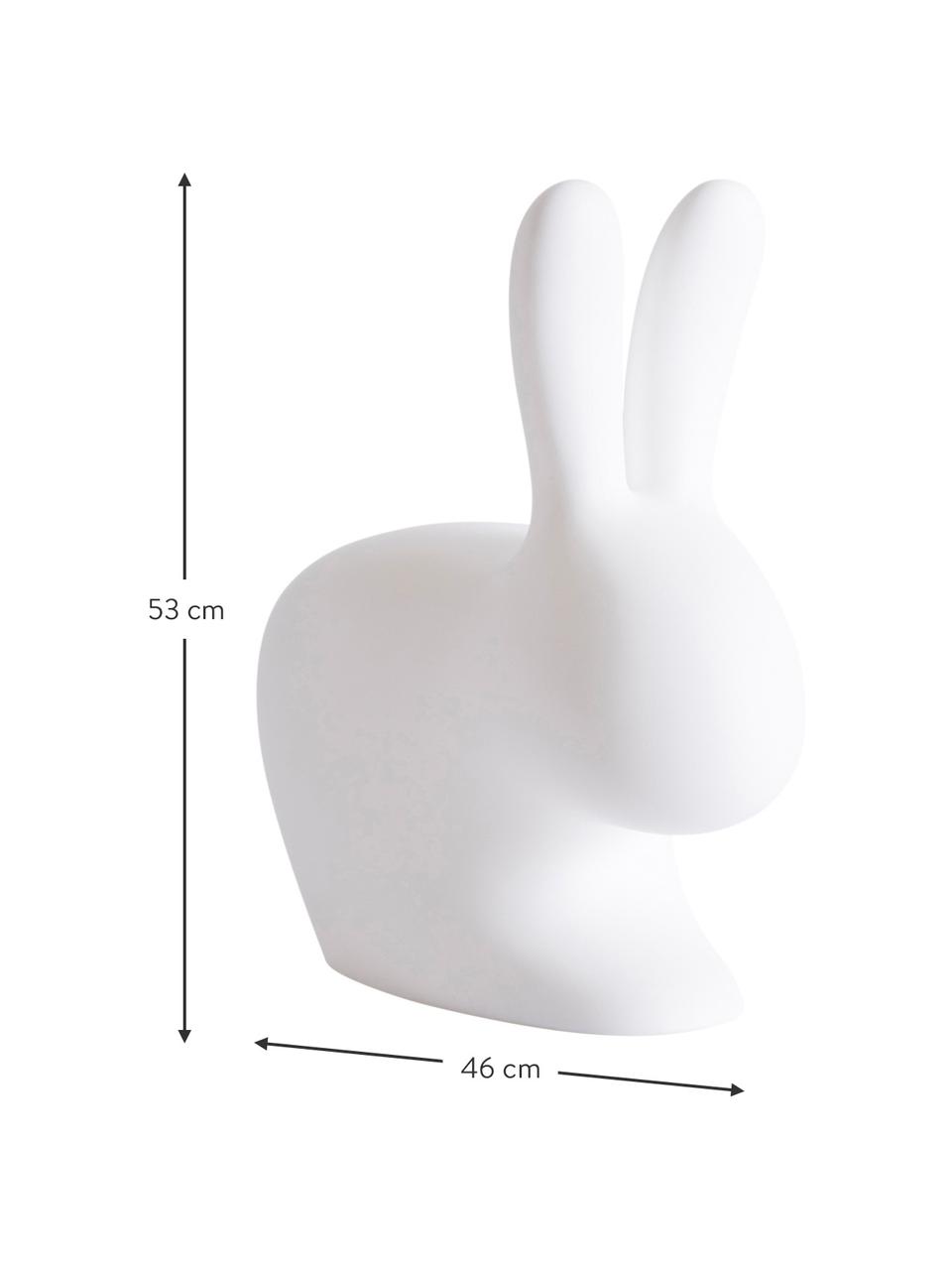 Bodenleuchte Rabbit, Kunststoff (Polyethylen), Weiß, 46 x 53 cm