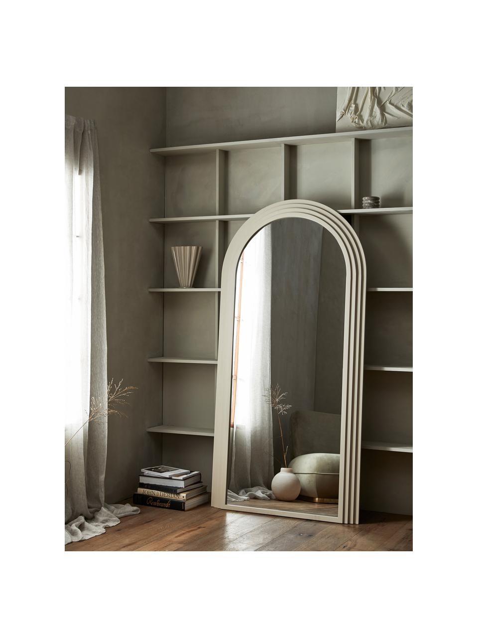 Miroir mural Falco, Beige clair, Larg. 100 x haut. 203 cm