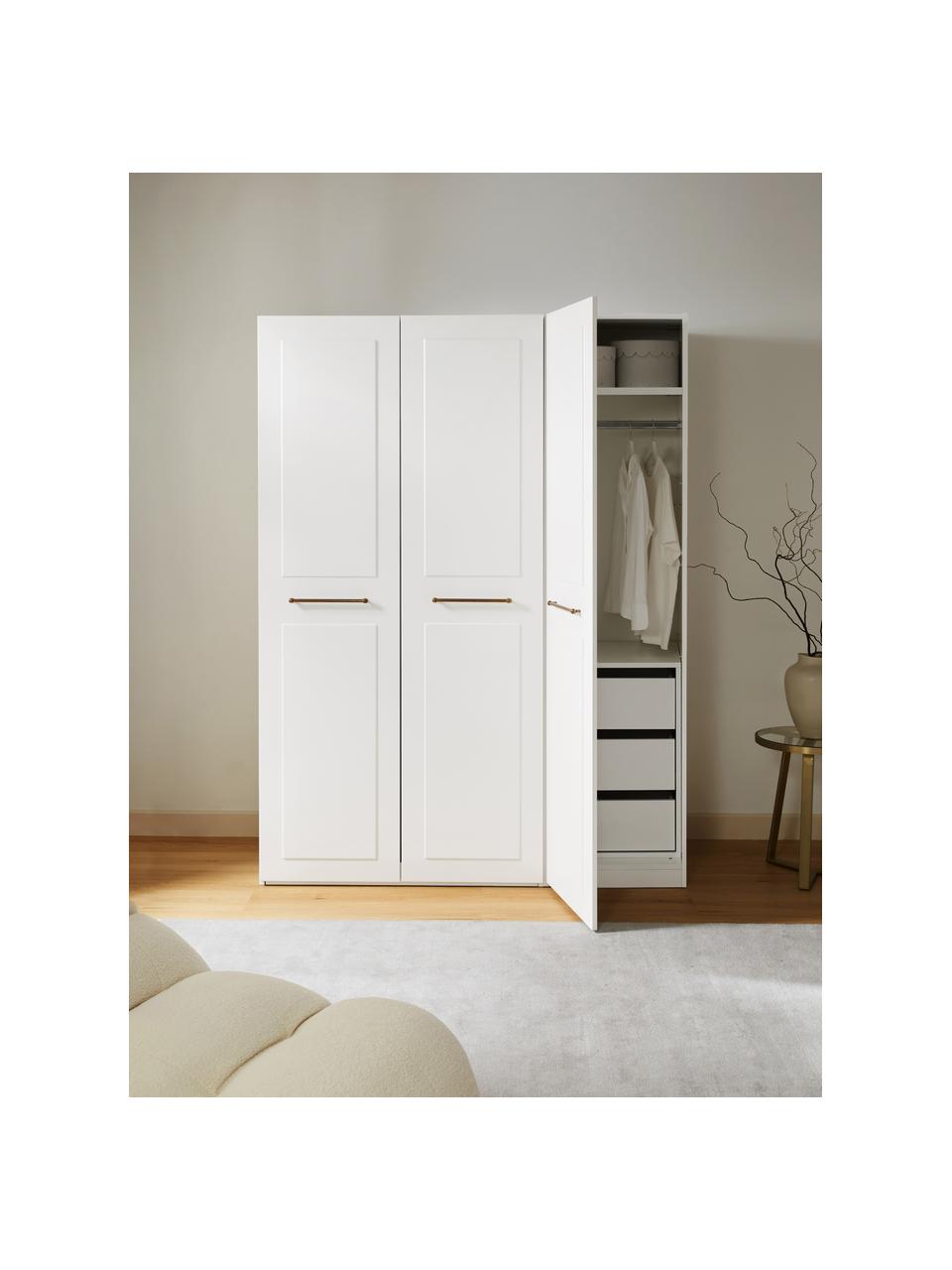 Armoire modulaire à portes battantes Charlotte, larg. 150 cm, plusieurs variantes, Blanc, Premium Interior, larg. 150 x haut. 200 cm