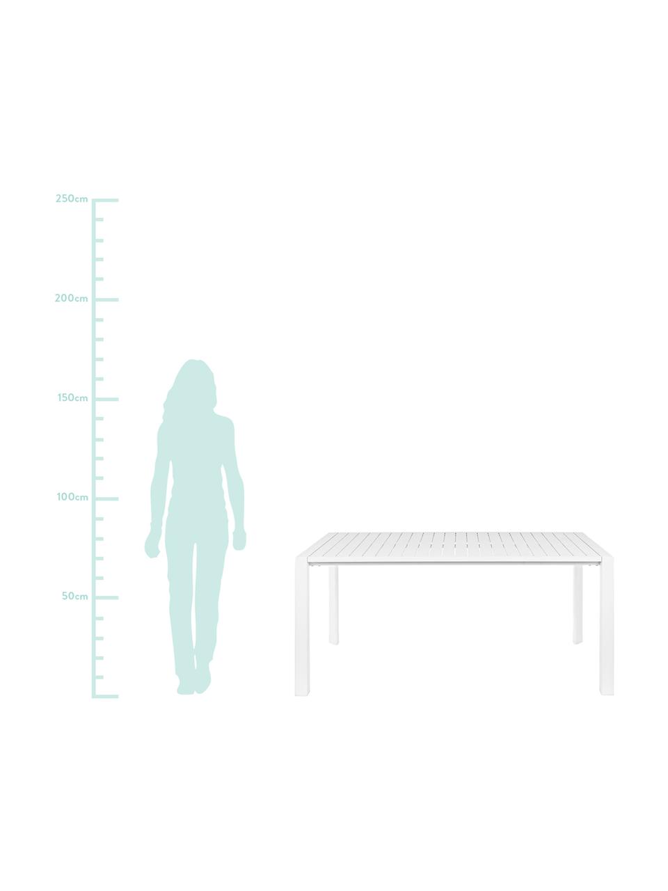 Mesa de comedor Davin, Blanco, An 160 x F 90 cm