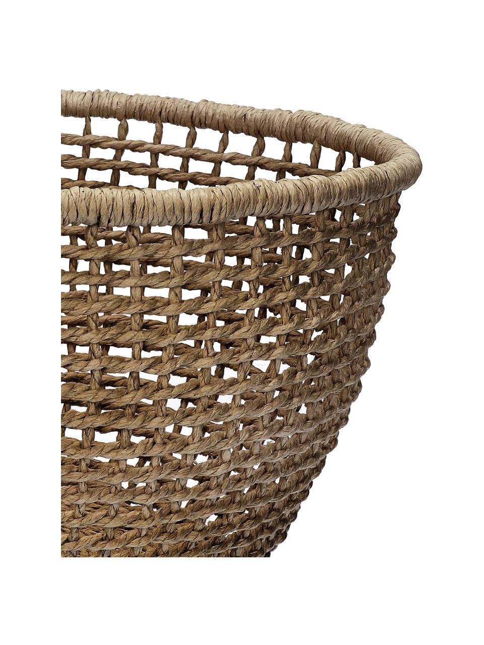 Panier de rangement jute Osteria, Toile de jute, Brun, Ø 30 x haut. 20 cm