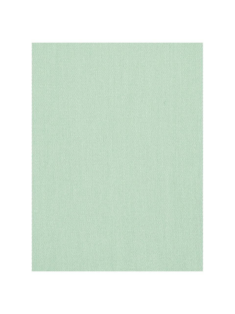 Biancheria da letto in raso di cotone verde salvia Comfort, Tessuto: raso Densità del filo 250, Verde salvia, 240 x 300 cm + 2 federe 50 x 80 cm