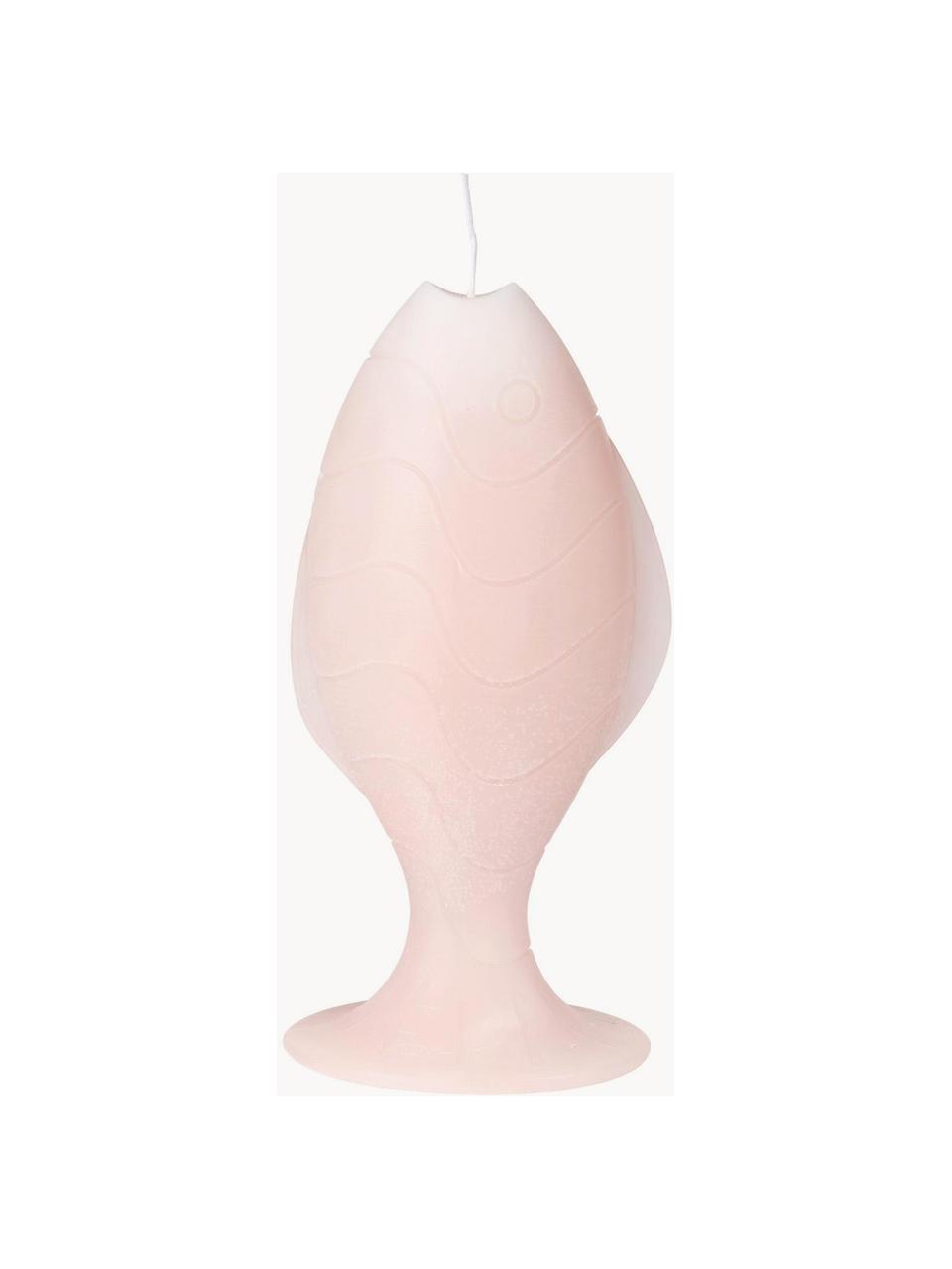 Ručně vyrobená svíčka Helfa, Parafín, Světle růžová, Ø 11 cm, V 22 cm