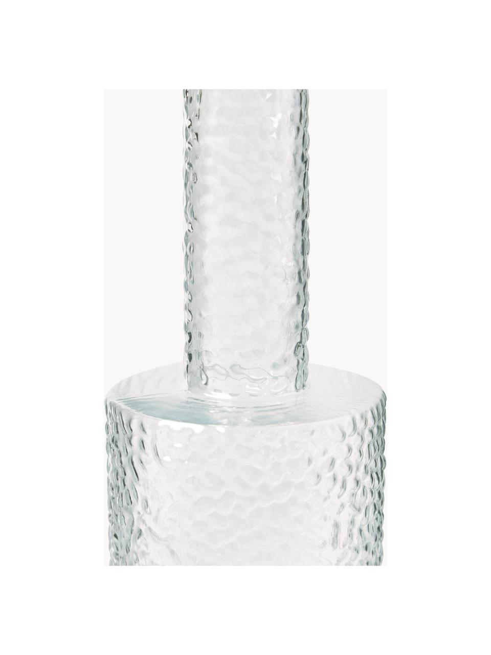 Hohe Glas-Vase Airy,  H 16 cm, Glas, Transparent, Ø 6 x H 16 cm