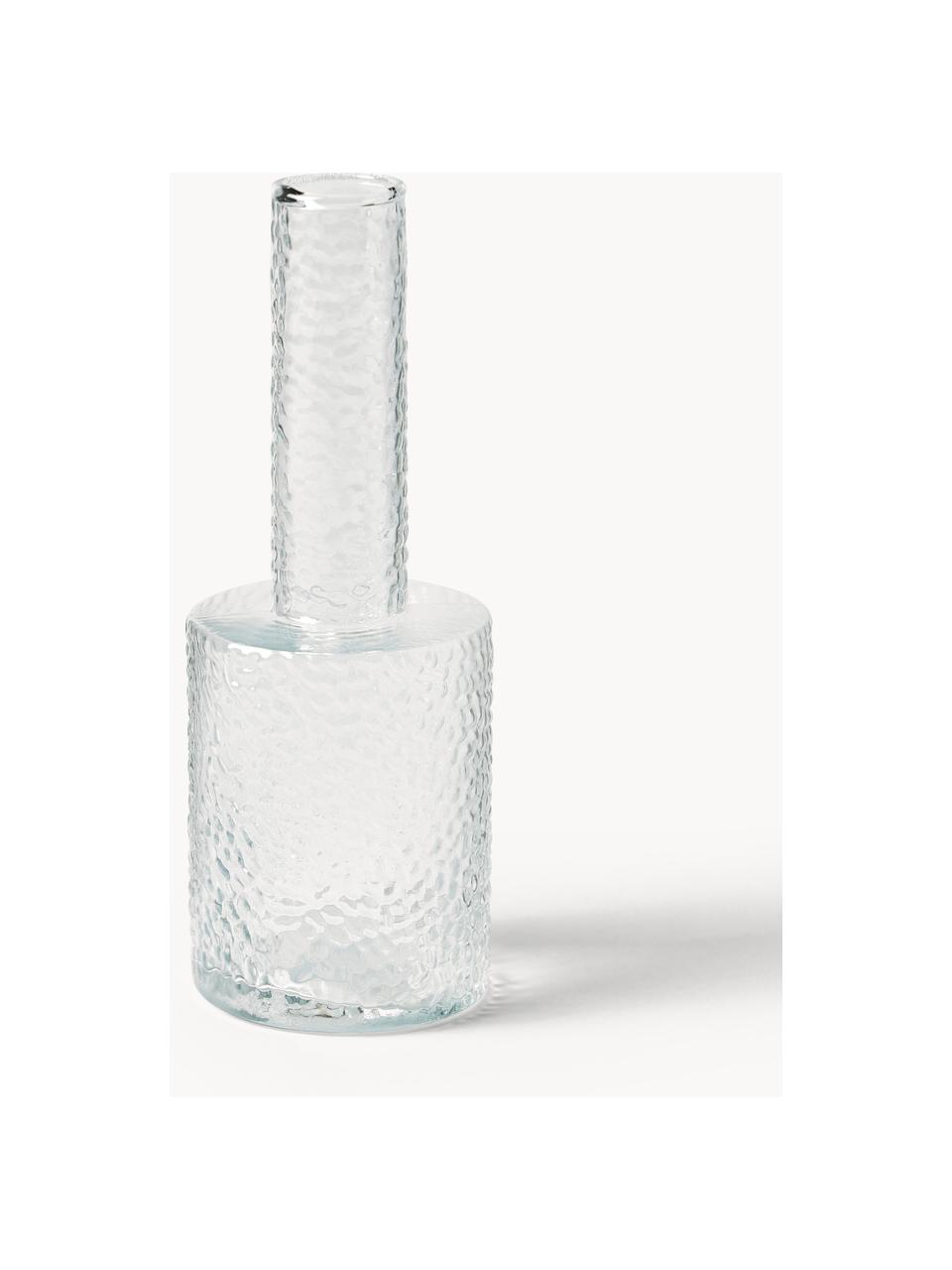 Hohe Glas-Vase Airy,  H 16 cm, Glas, Transparent, Ø 6 x H 16 cm