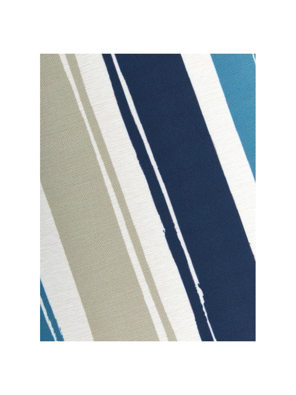 Mantel Greca antimanchas de teflón, 100% poliéster con revestimiento de teflón, Azul, beige, De 8 a 10 comensales (An 135 x L 280 cm)