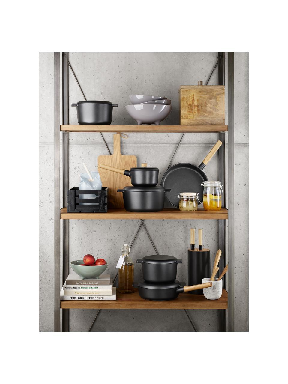 Braadpan Nordic Kitchen met antiaanbaklaag, Aluminium met antiaanbaklaag Slip-Let®, Zwart, Ø 25 x H 11 cm