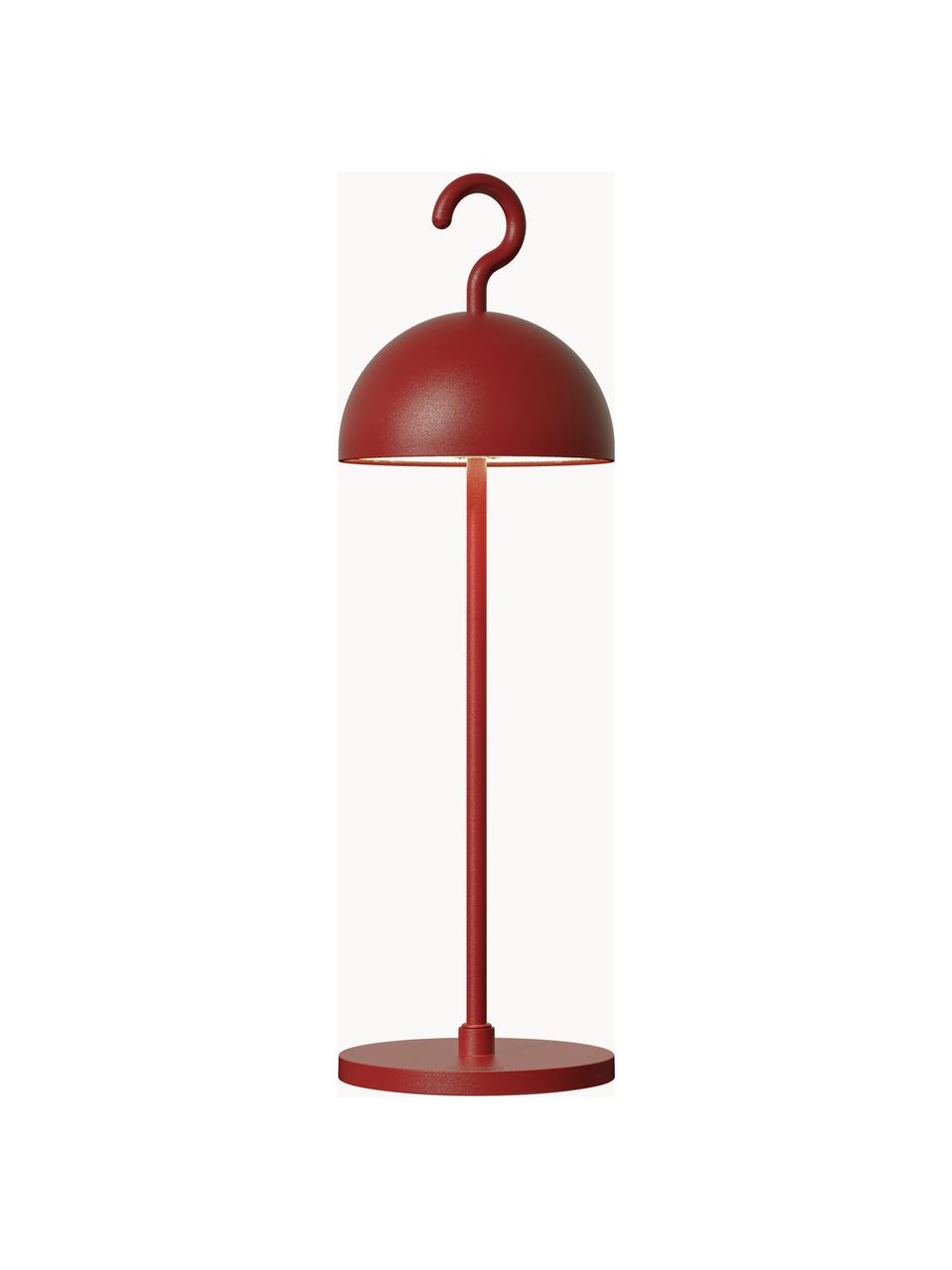 Petite lampe d'extérieur LED à intensité variable Hook, Rouge rouille, Ø 11 x haut. 36 cm