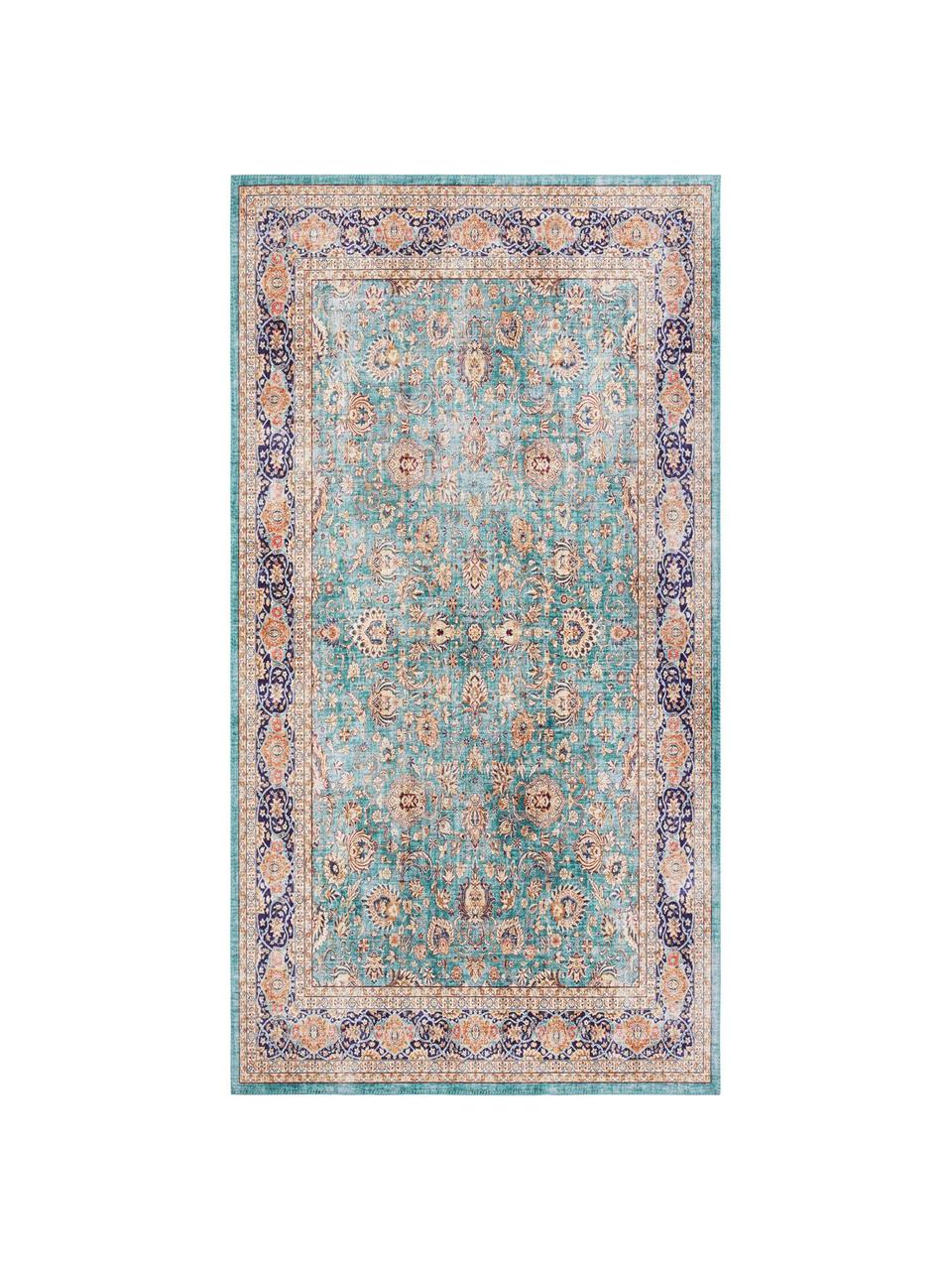 Teppich Keshan Maschad, 100% Polyester, Bunt, B 80 x L 150 cm (Größe XS)