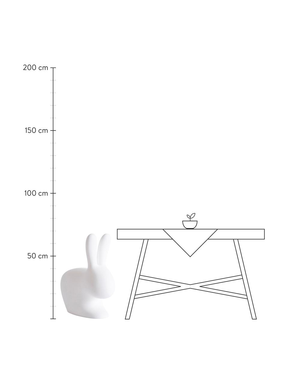 Borne d'éclairage LED mobile intensité variable Rabbit, Blanc