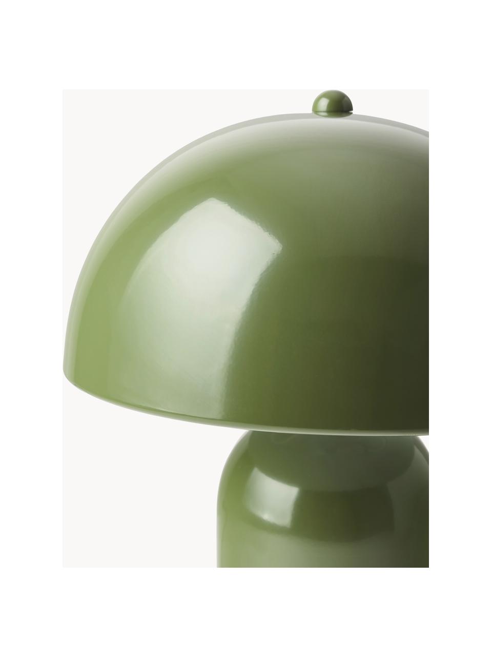 Retro-Stehlampe Walter, Grün, glänzend, H 149 cm