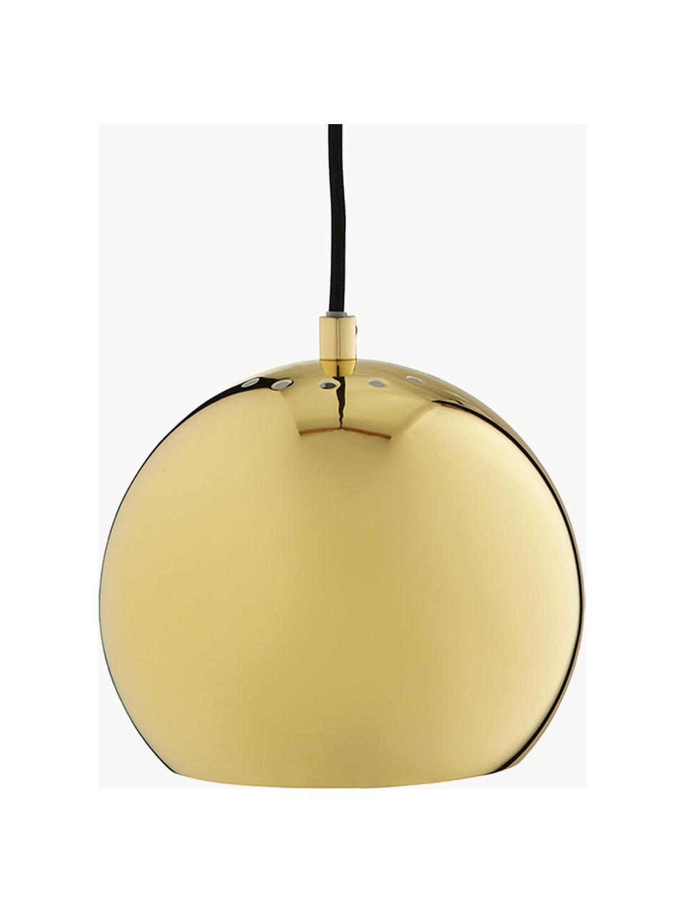 Lampa wisząca Ball, Odcienie złotego, błyszczący, Ø 18 x W 16 cm