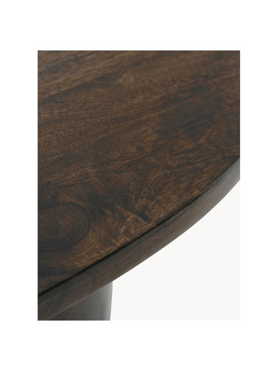Tavolo ovale in legno di mango Grow, Legno di mango verniciato, Legno di mango, opaco verniciato, Larg. 200 x Prof. 90 cm