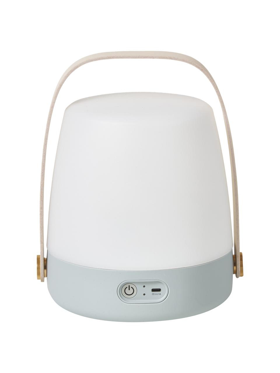 Přenosná venkovní stmívatelná stolní LED lampa Lite-up, Modrá, bílá, světle hnědá, Ø 20 cm, V 26 cm