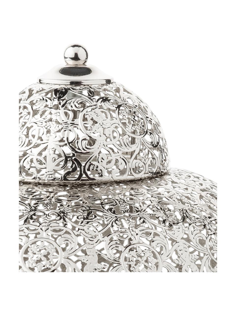 Lampada da tavolo in argento Marocco, Lampada: nichel, Argento, Ø 26 x Alt. 26 cm