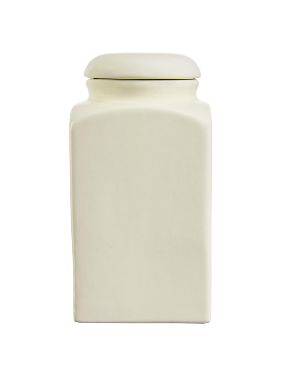 Pojemnik do przechowywania Mrs Winterbottoms Flour, Kamionka, Kremowobiały, czarny, S 11 x W 21 cm, 1,3 l