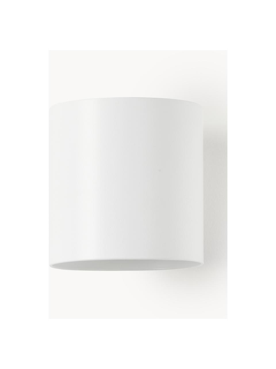 Kleine Wandleuchte Roda, Lampenschirm: Eisen, pulverbeschichtet, Weiss, B 10 x H 10 cm