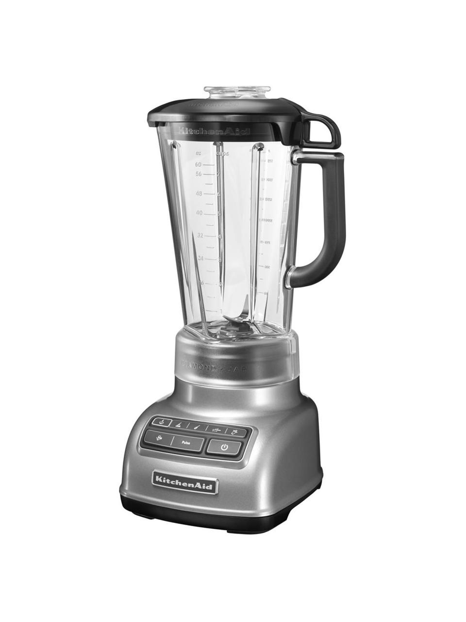 Standmixer KitchenAid, Silbergrau, Transparent, 23 x 42 cm