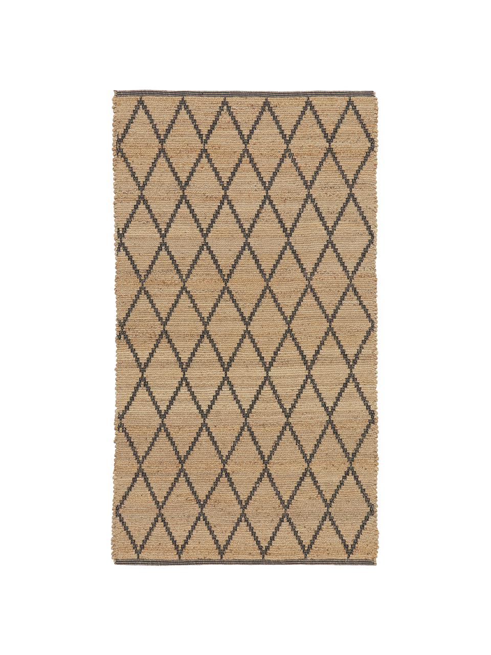 Ručně tkaný jutový koberec Atta, 100% juta, Béžová, Š 80 cm, D 150 cm (velikost XS)