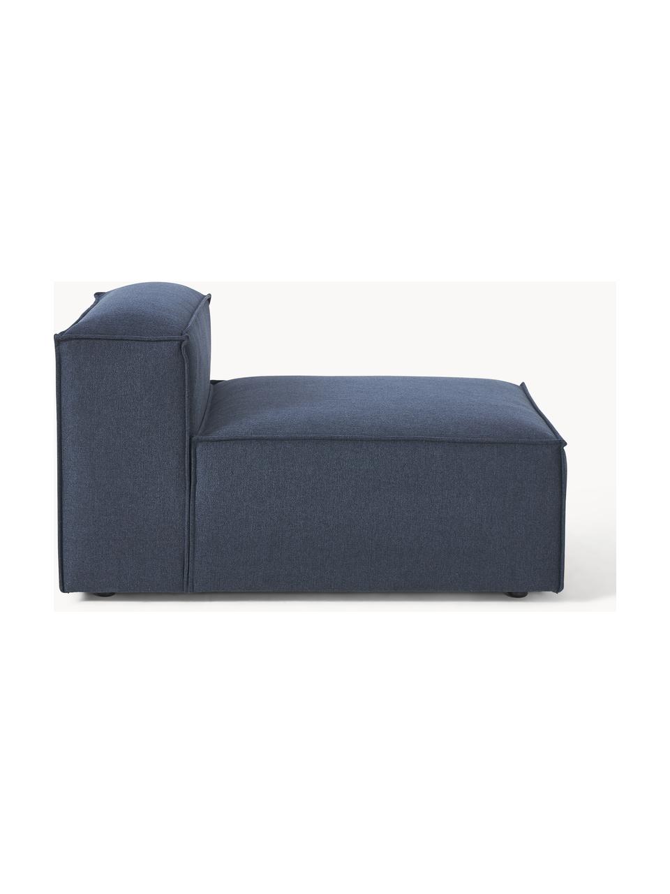 Módulo central sofá Lennon, Tapizado: 100% poliéster Alta resis, Estructura: madera contrachapada de p, Patas: plástico Este producto es, Tejido azul oscuro, An 89 x F 119 cm