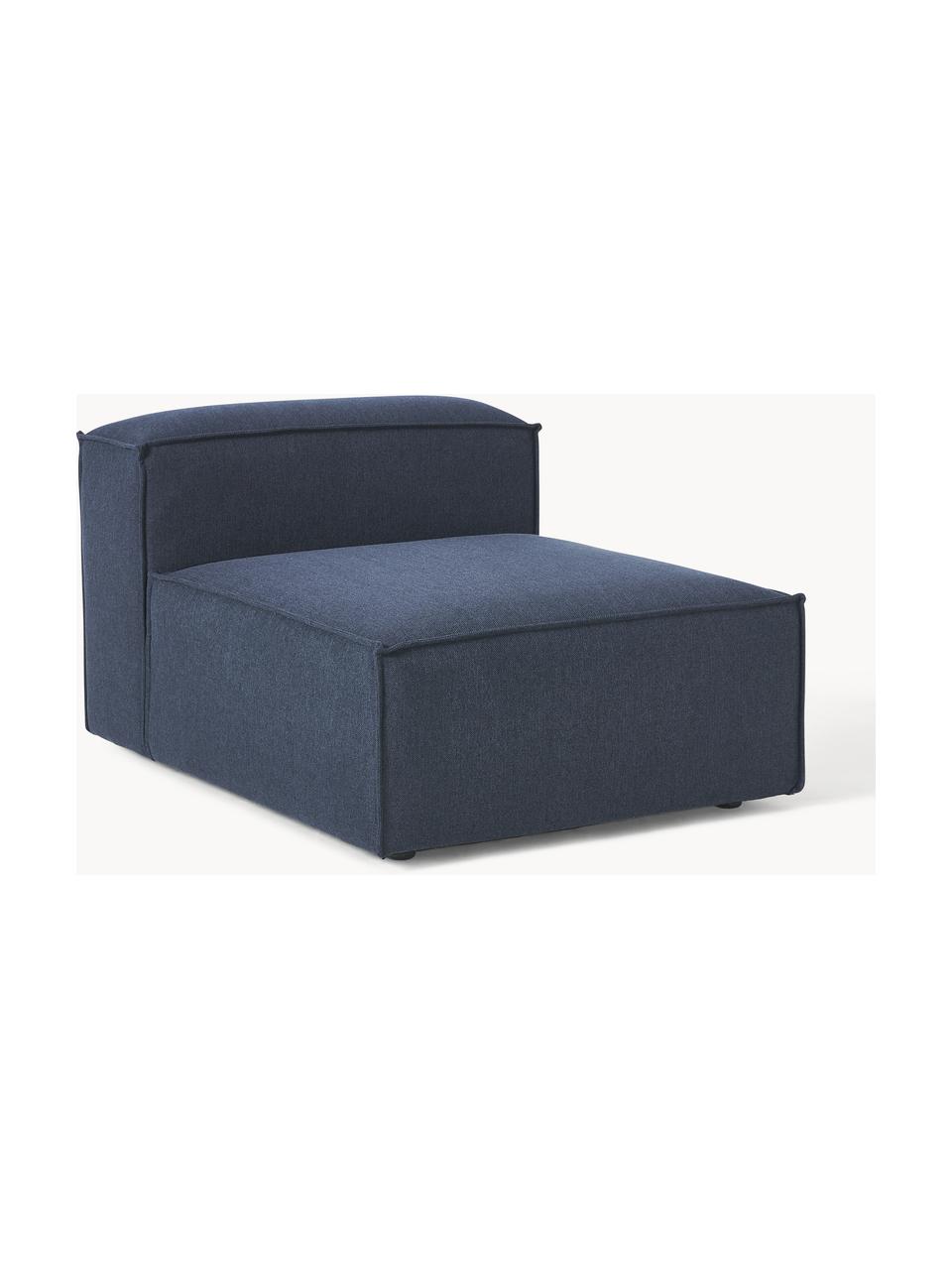 Módulo central sofá Lennon, Tapizado: 100% poliéster Alta resis, Estructura: madera contrachapada de p, Patas: plástico Este producto es, Tejido azul oscuro, An 89 x F 119 cm