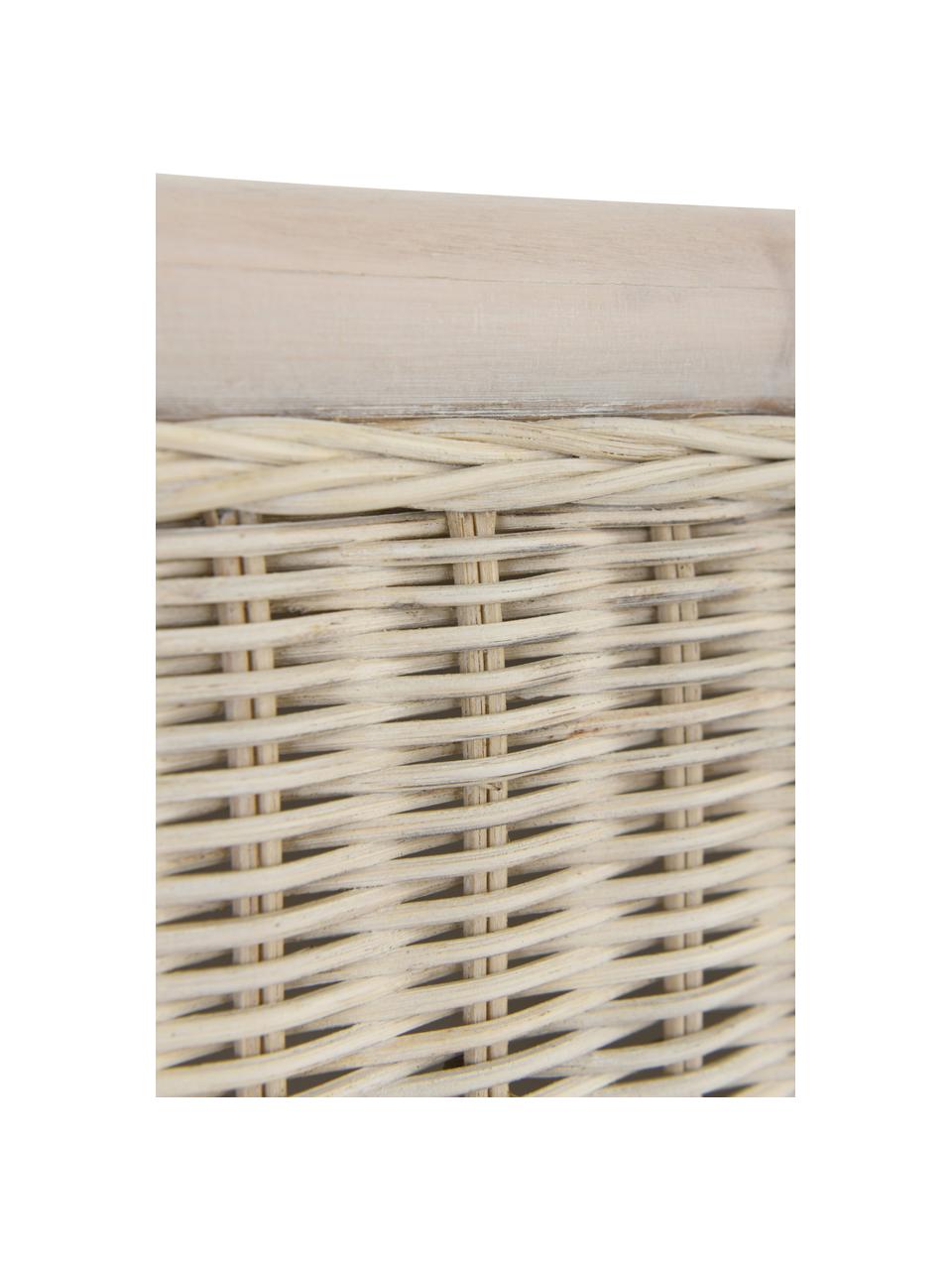 Rattan-Kopfteil Helen, Rattan, Beige, B 160 x H 137 cm