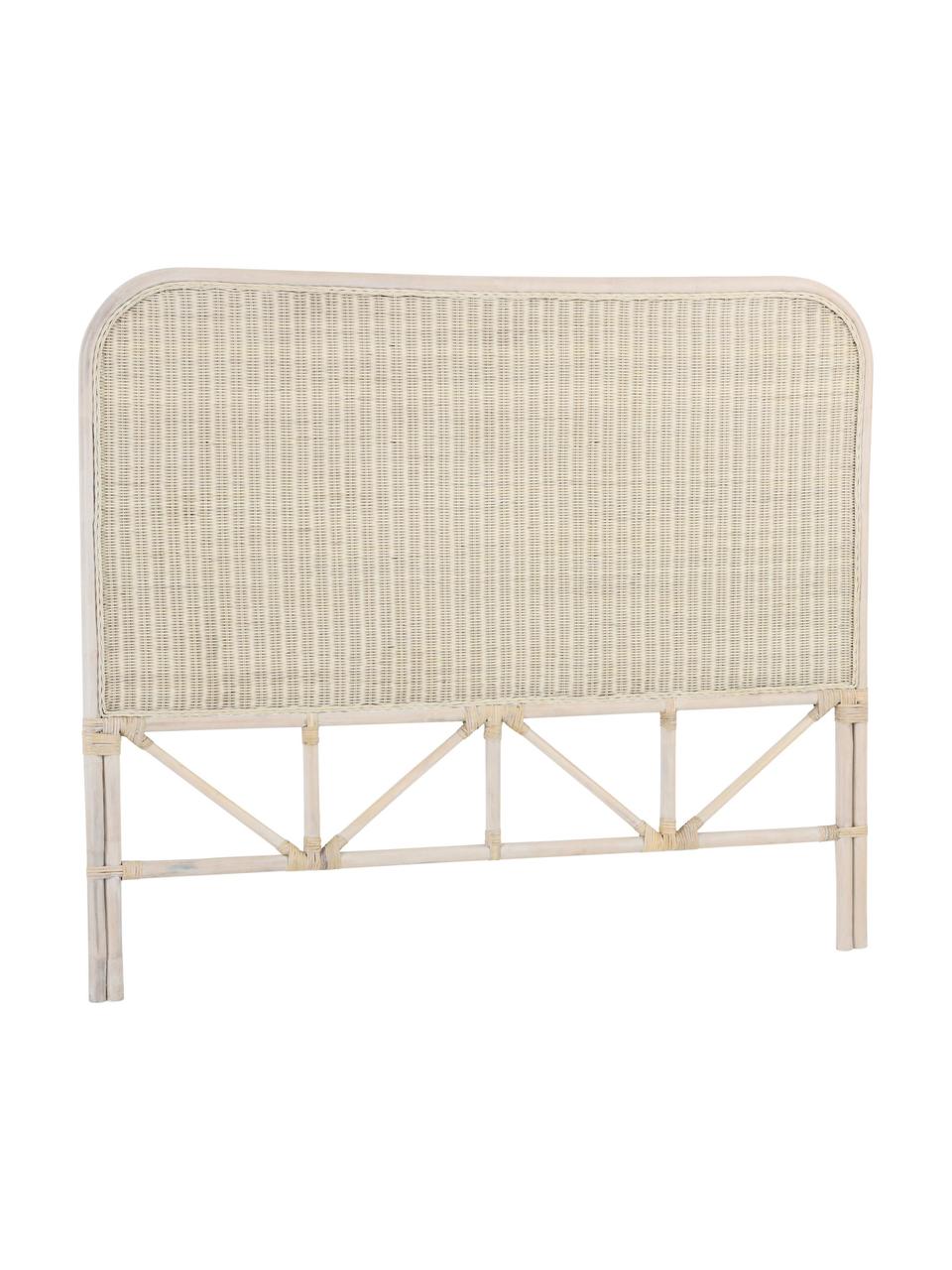 Rotan hoofdeinde Helen, Rotan, Beige, B 160 cm x H 137 cm