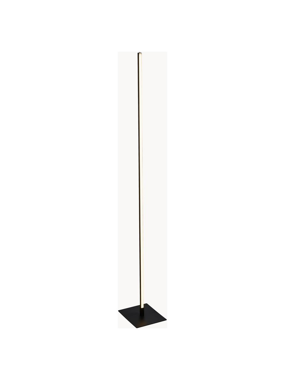 LED-Stehlampe Tribeca mit Farbwechsel-Funktion, Lampenschirm: Stahl, Aluminium, Lampenfuß: Stahl, Aluminium, Schwarz, H 150 cm