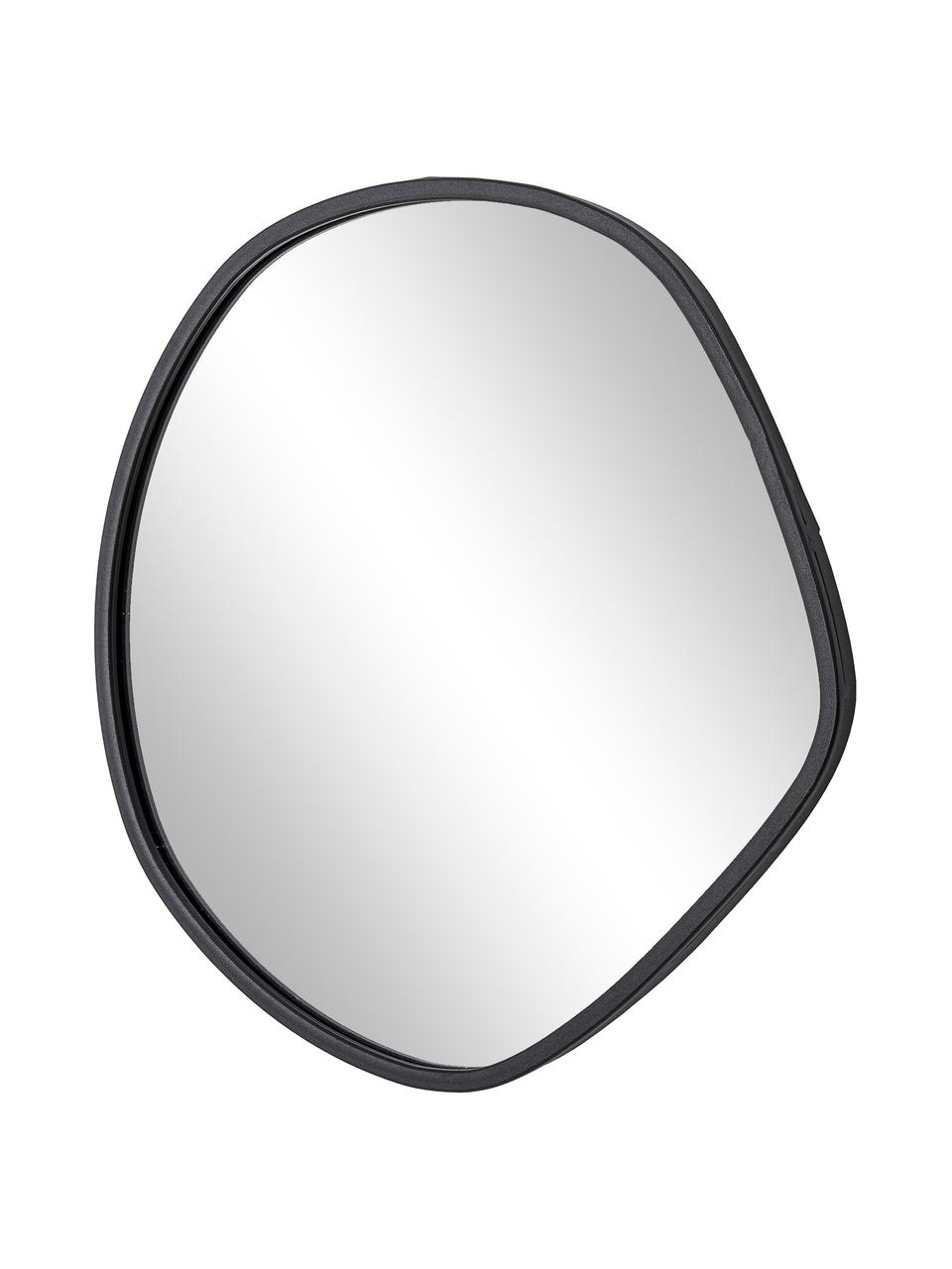 Nástěnné zrcadlo Faun, Černá, Š 40 cm, V 40 cm