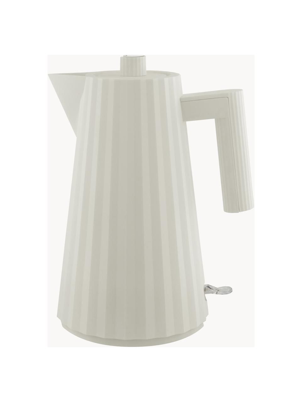 Hervidor Plissé, 1,7 L, Resina termoplástica, Blanco Off White, 1,7 L