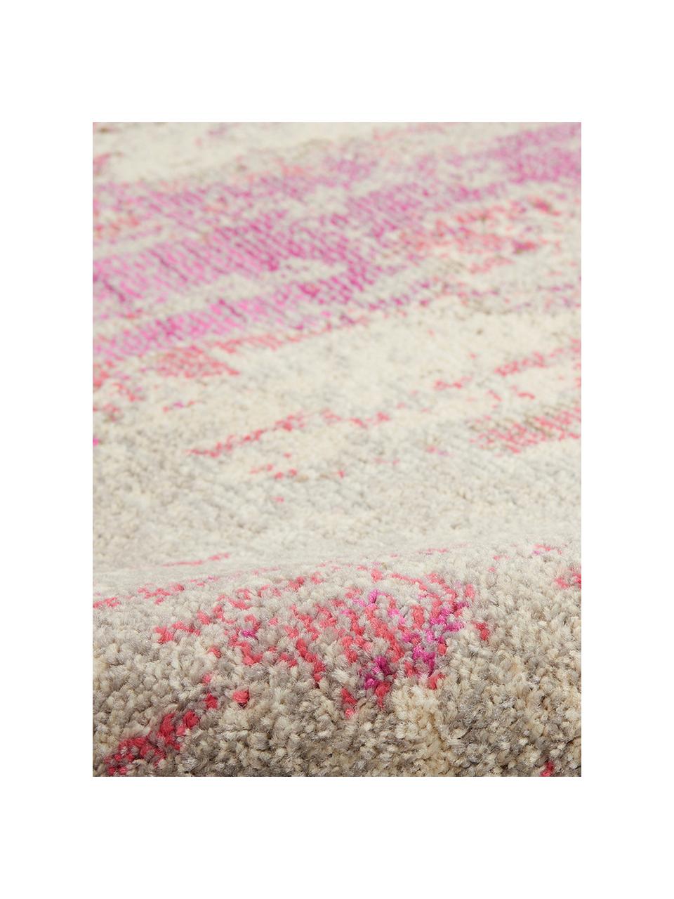 Tapis de couloir design rose beige Celestial, Beige, rose