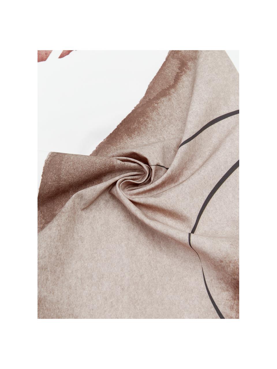 Perkálová obliečka na vankúš Maisie, 2 ks, Hnedá, Š 40 x D 80 cm
