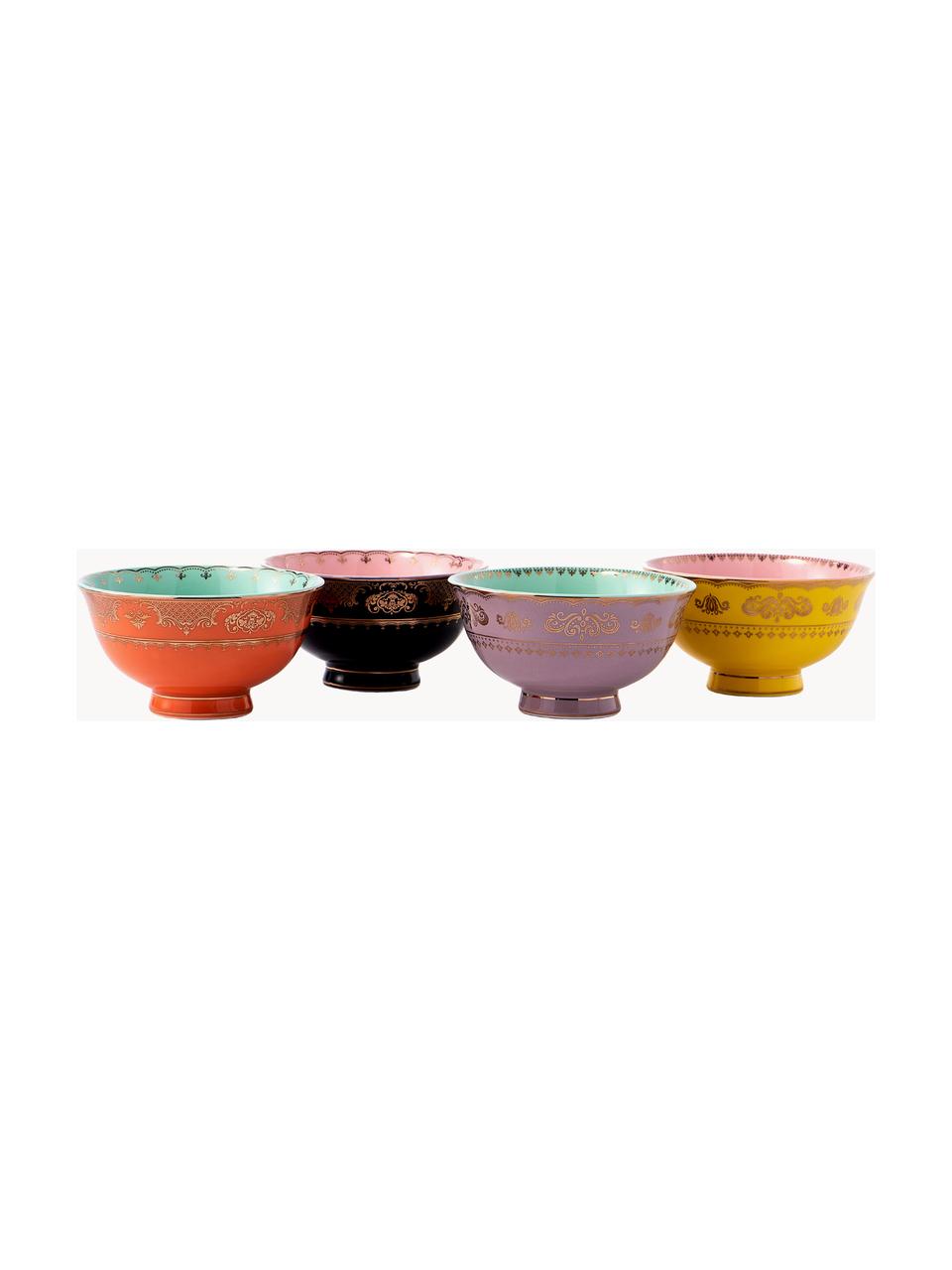 Schälchen Grandpa, 4er-Set, Porzellan, Bunt, Ø 12 x H 6 cm