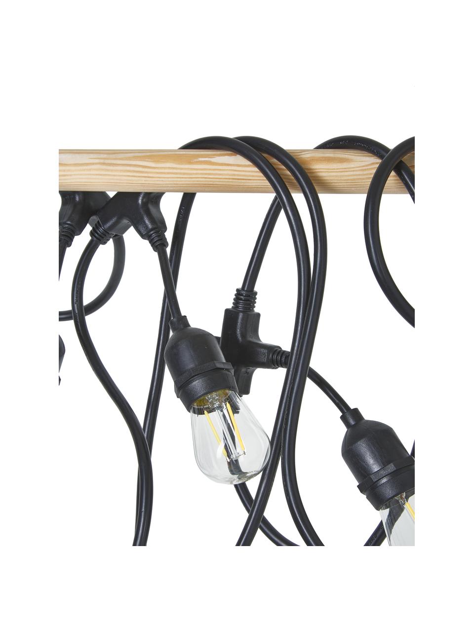 Guirlande lumineuse LED Joy, long. 1 000 cm, 10 lampions, Noir, long. 1000 cm