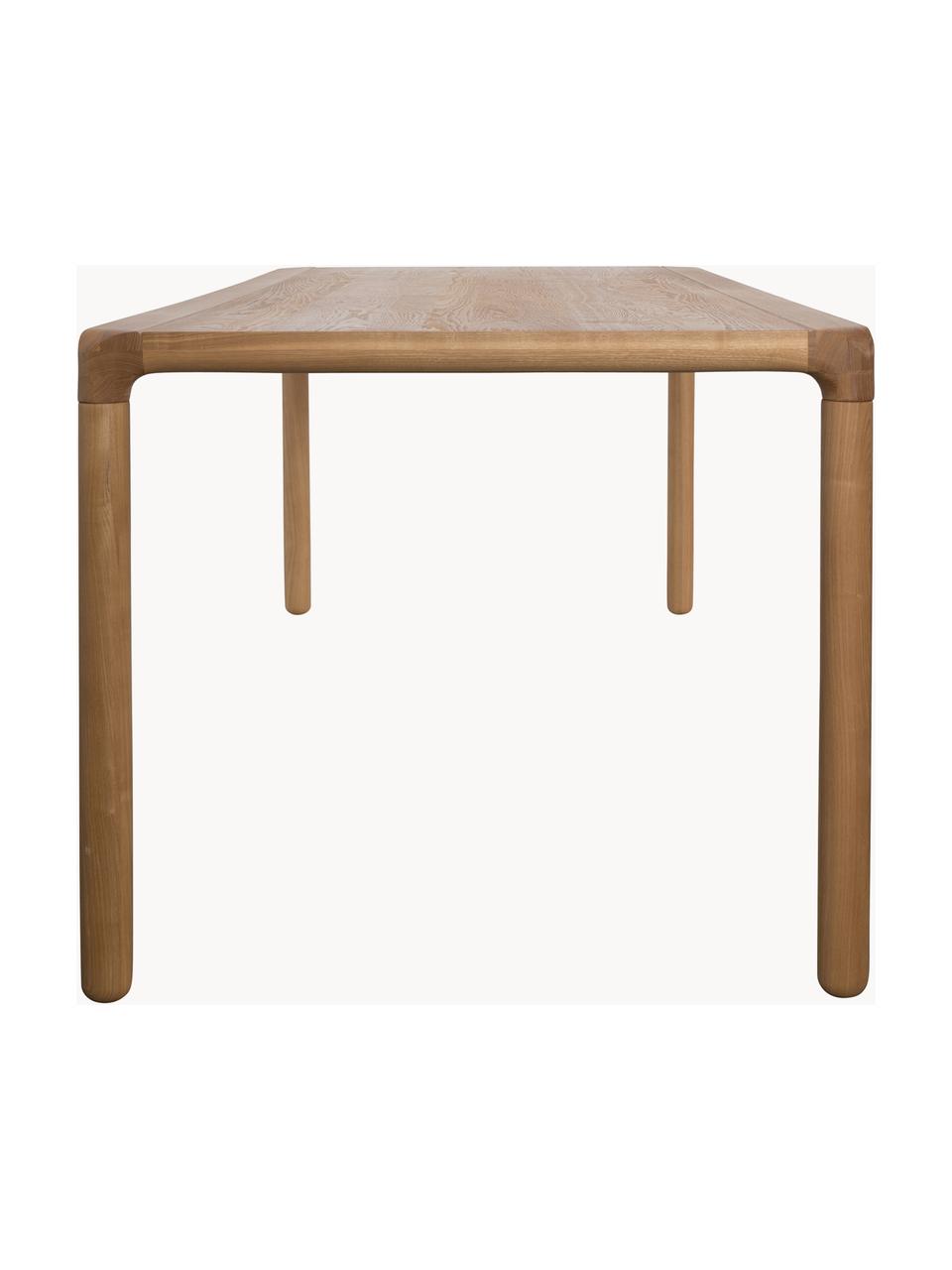 Table en frêne Storm, tailles variées, Bois de frêne, larg. 220 x prof. 90 cm