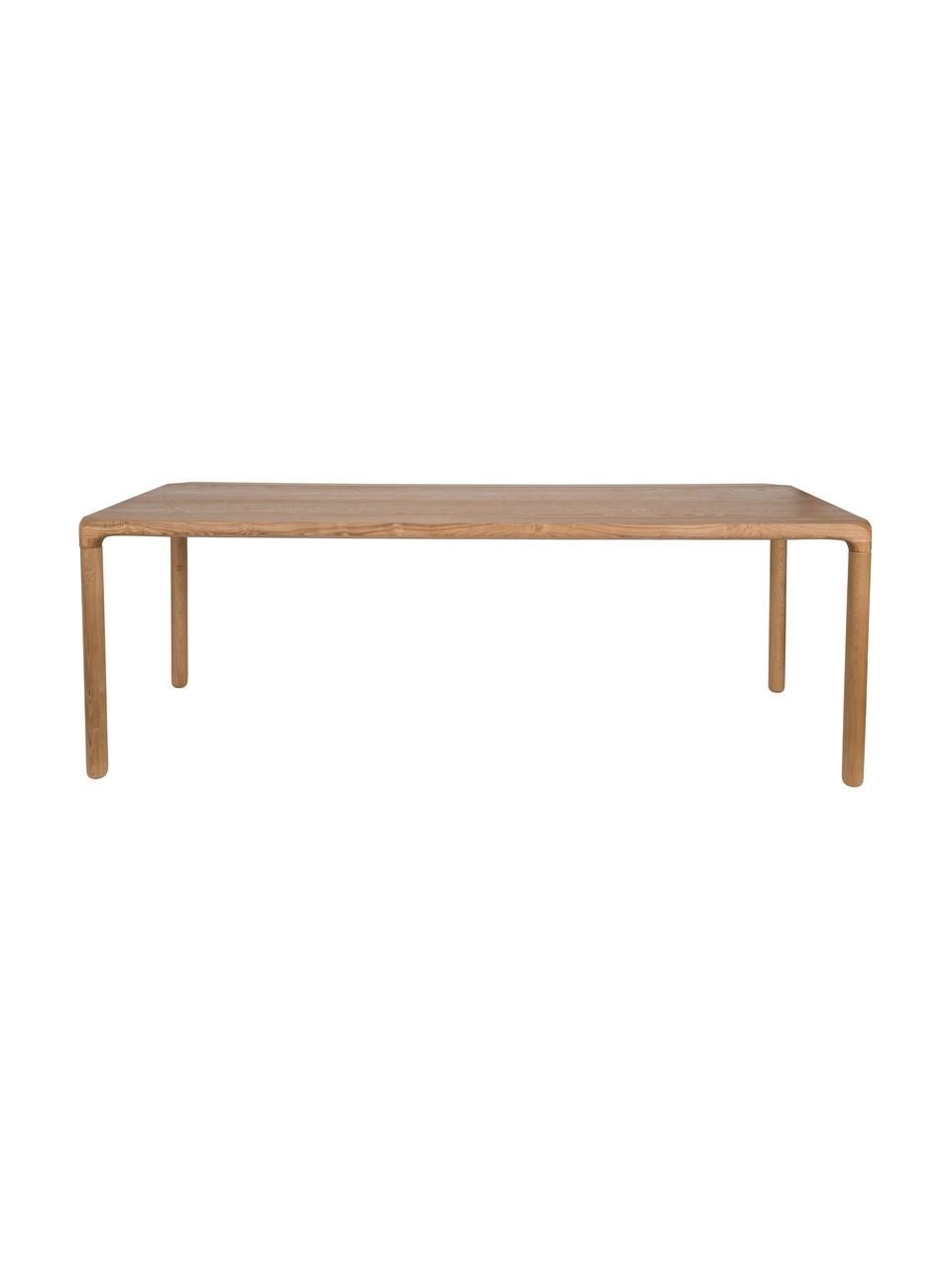 Mesa de comedor Storm, Tablero: fibras de densidad media , Patas: madera de fresno, Madera de fresno clara, An 180 x F 90 cm