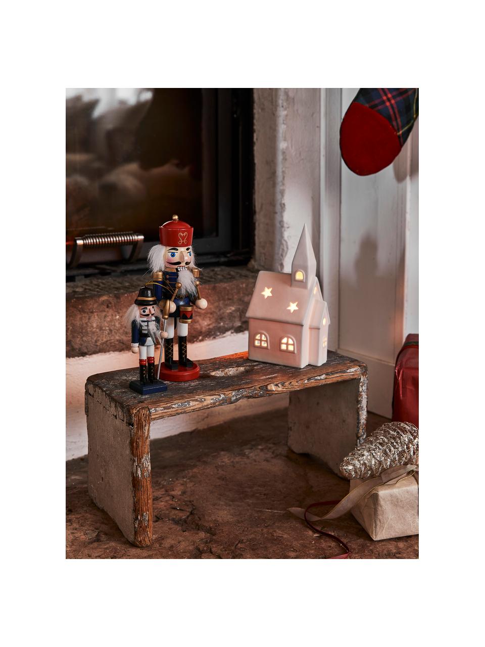 Adornos navideños Nussknacker, 6 uds., Figura: madera, Multicolor, Ø 4 x Al 13 cm