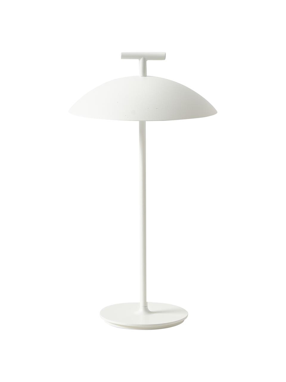 Lampa stołowa LED z funkcją przyciemniania Mini Geen-A, Metal malowany proszkowo, Biały, Ø 20 x W 36 cm
